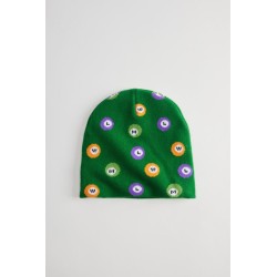 Wish Me Luck Pool Ball Pattern Knit Beanie