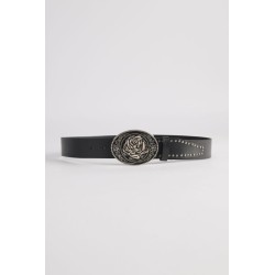 Cinturón con hebilla rosa