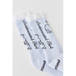 Doublesoul Holly High Sentiment Crew Sock
