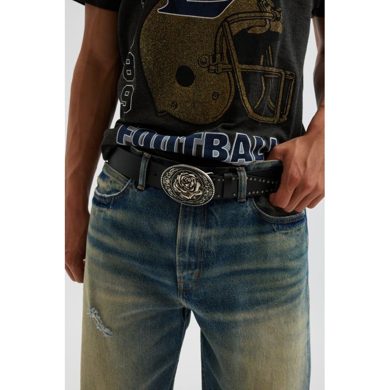 Cinturón con hebilla rosa