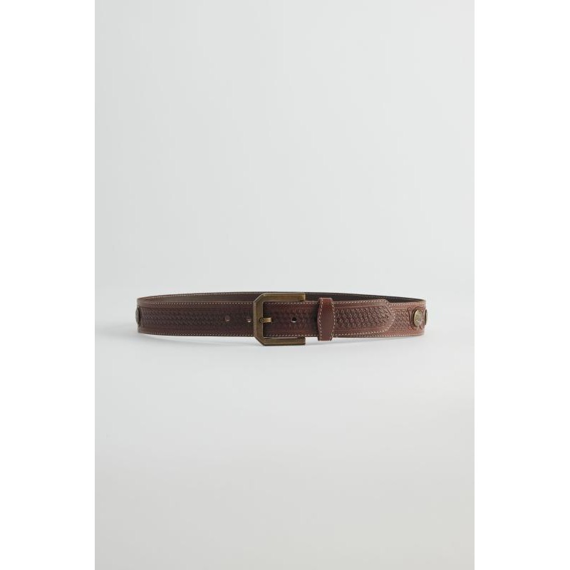 Cinturón Western Tooled
