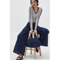 BDG Denim Duffle Shoulder Bag