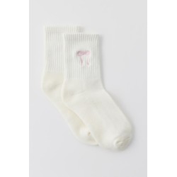 Calcetín de media caña bordado Icon