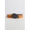 Cinturón de piel con hebilla Icon